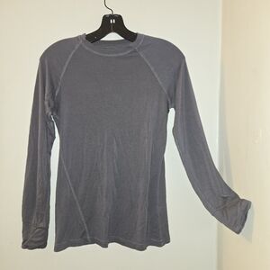 Gray Long Sleeve Women's Top